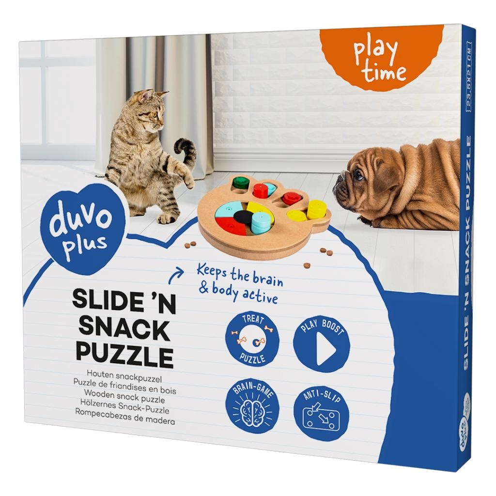 Duvo Slide ´n Snack Puzzle Paw Multicolour 23x21x2,5cm