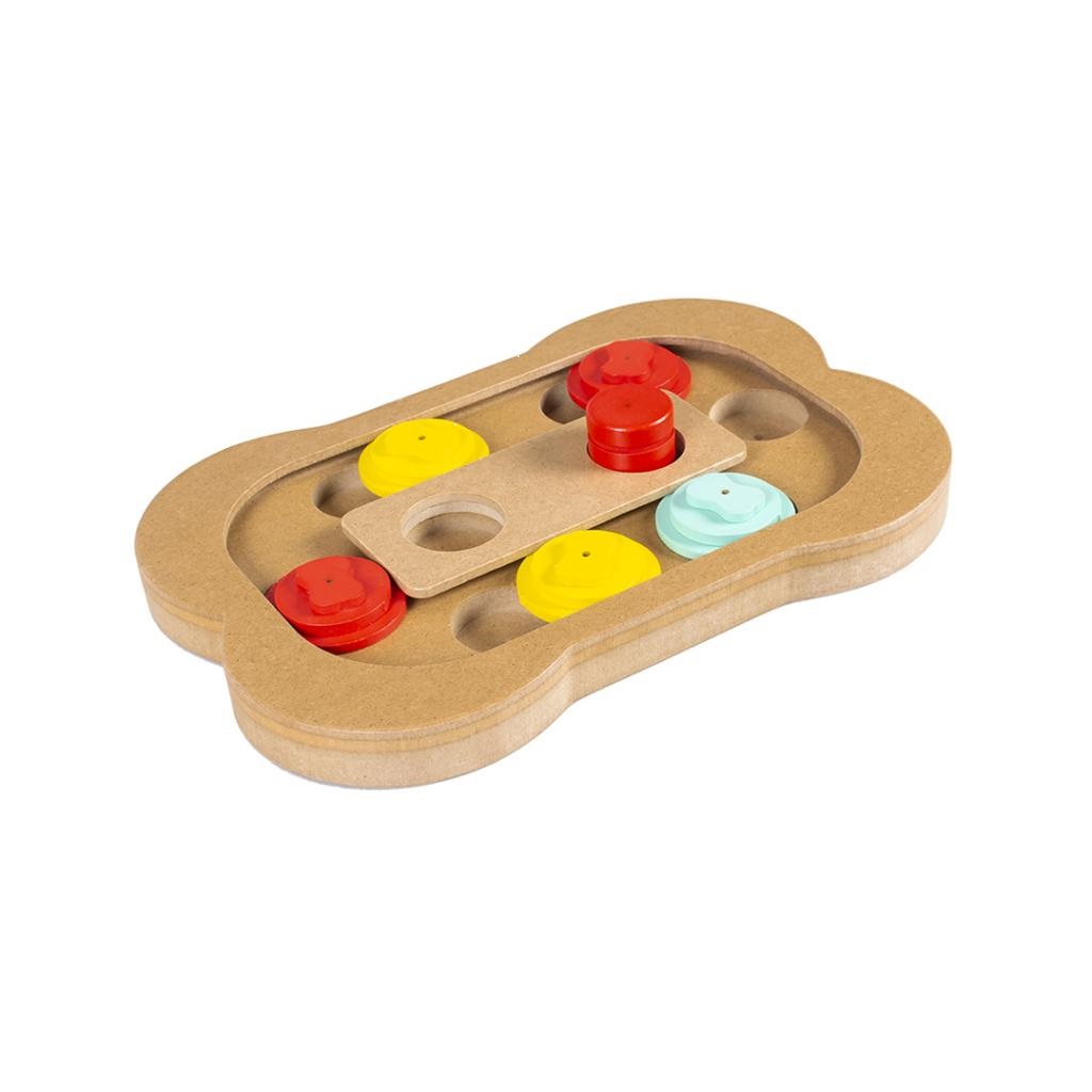 Duvo Slide ´n Snack Puzzle Bone Multicolour22x8x3,6cm
